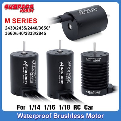 SURPASS HOBBY 3100/4800/5800KV Brushless Motor For 1/10 1/12 1/18 RC Car Boat