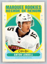 2021-22 O-Pee-Chee Update Retro #620 Anton Lundell Florida Panthers  Hockey Card