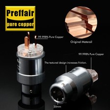 Pure Copper AU US EU Power Plug Mains Power Cable Connector Standard Male IEC