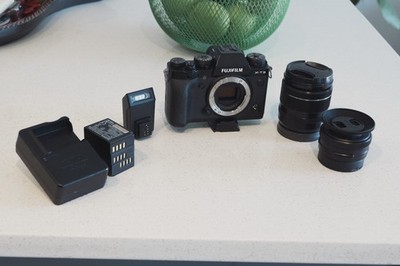 Fujifilm X-T3 26.1MP Digital Camera - Black Kit with 2 lens and more!