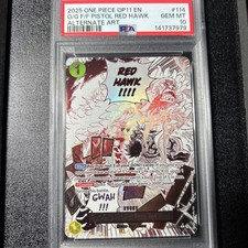 Gum-Gum Fire-Fist Pistol Red Hawk (Alternate Art) OP11-114 A Fist