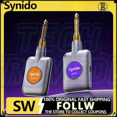 Synido SW100 5.8G Wireless Audio Adapter Transmitter Receiver Electric Guitar