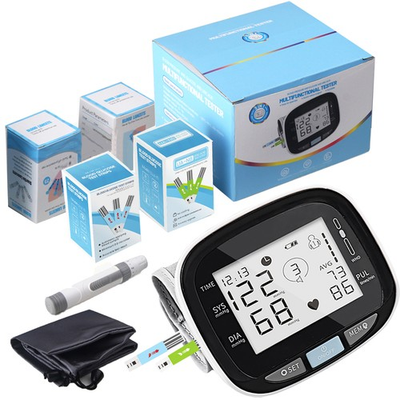 #ad 3 in 1 Multifunction Test Kit 50Glucose 50 Uric Acid 1 Blood Pressure 100Needle $102.99
