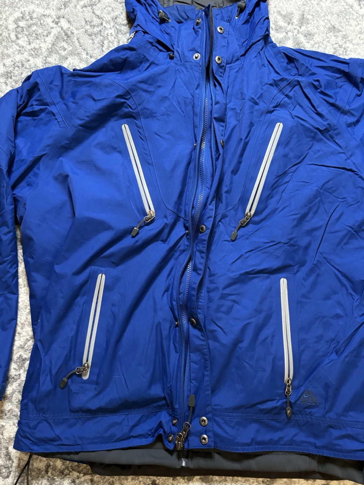 SACAI X NIKE Giacca Nike ACG Fit Storm 2 pezzi con cappuccio rimovibile taglia XL