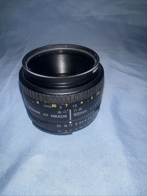 Nikon AF NIKKOR 50mm 1:1.8 D (HPB027568) Camera Lens UNTESTED