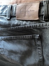 Vintage Made in USA 100 Cotton Calvin Klein Jeans In Olive Green
