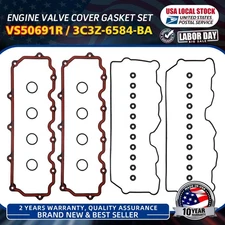 Valve Cover Gasket Set For 2004-2005 Ford E-350 6.0L OE 3C3Z6584BA Replacement