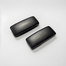 Designer Versace Black Hard Cases for Eyeglasses/Sunglasses Felt Lining