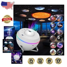 Galaxy Projector for Bedroom: 4K HD Star, Meteor, Timer, Kids & Adults