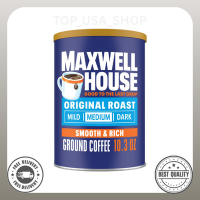 Maxwell House Original Roast Ground Coffee, 10.3 oz Canister