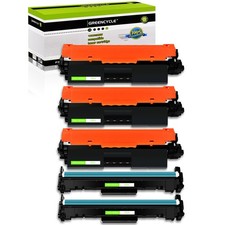5PK CF217A Toner CF219A Drum Set Fit for HP LaserJet Pro M102w M102a MFP M130fn