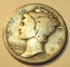1917 S * silver MERCURY DIME * FREE SHIP * USA ONLY Please * Waynes45s