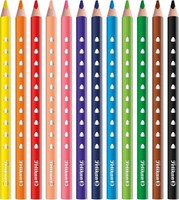 Pelikan Buntstifte-Set Silverino Dreieckig Dick 12 Farben Malstifte Grip