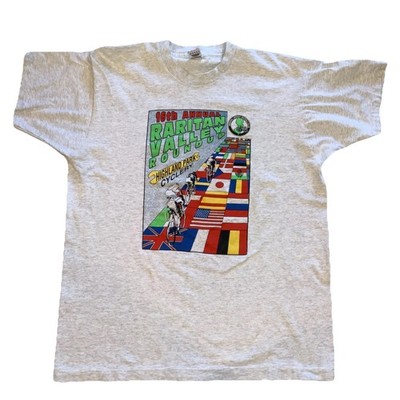 Vintage 16th Annual Raritan Valley Roundup Cycling T-Shirt XL USA Made