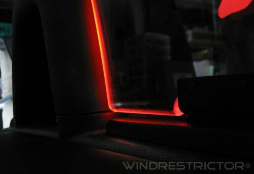 Wind Restrictor Screen Blocker for Mazda Miata Mx5 Ambient Lighting Engraved - Picture 3 of 10