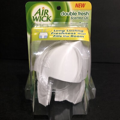 Air Wick Exclusive Warms 2 Refills Double Fresh Dual Scented Oil Warmer Unit NEW