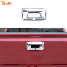 Rear Trunk Tailgate Handle Cover Trim Frame For Chevrolet Silverado 14-18 Chrome