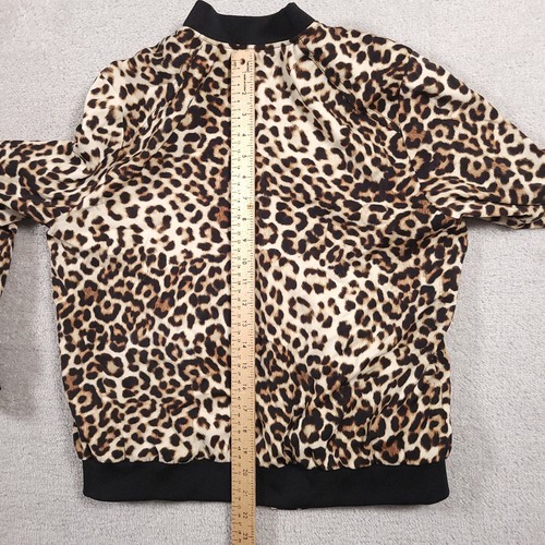 Susan Graver Full Zip Jacket Women's Small Animal Print Long Sleeve Lined - Picture 8 of 13