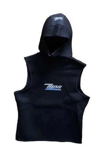Scuba Dive Tilos Mens Hooded Vest 3mil Snorkel Super Stretch Check Dimensions.. - Picture 5 of 7