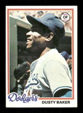 1978 Topps Baseball 668 Dusty Baker VGEX-EX-EXMT BXCP41