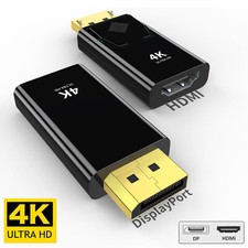 Display Port to HDMI Displayport DP HDMI Cable Adapter Video cord HDTV PC 4K30HZ