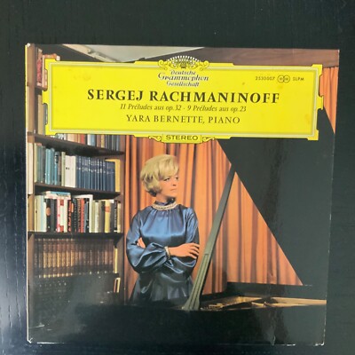 DGG 2530 007-RACHMANINOFF-11 PRELUDES-BERNETTE-ORIGINAL DGG VINYL-GERMANY