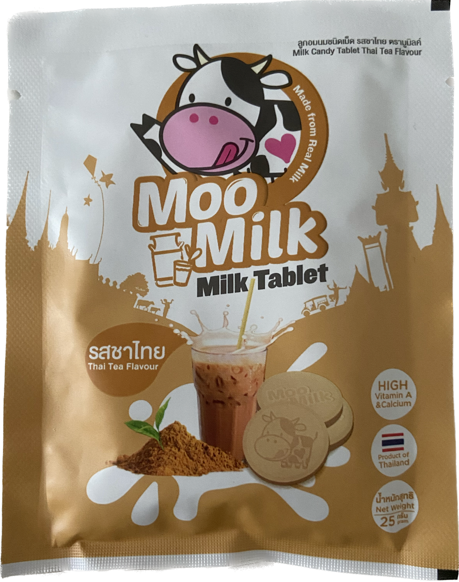 Milk Tablet Milk Candy Sweets Mixed 5 Flavors Moomilk Brand 25g