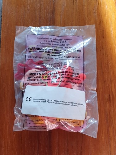 McDonald's Happy Meal - TY Beanie Babies 1999 - Strut The Rooster versiegelt (AU056)