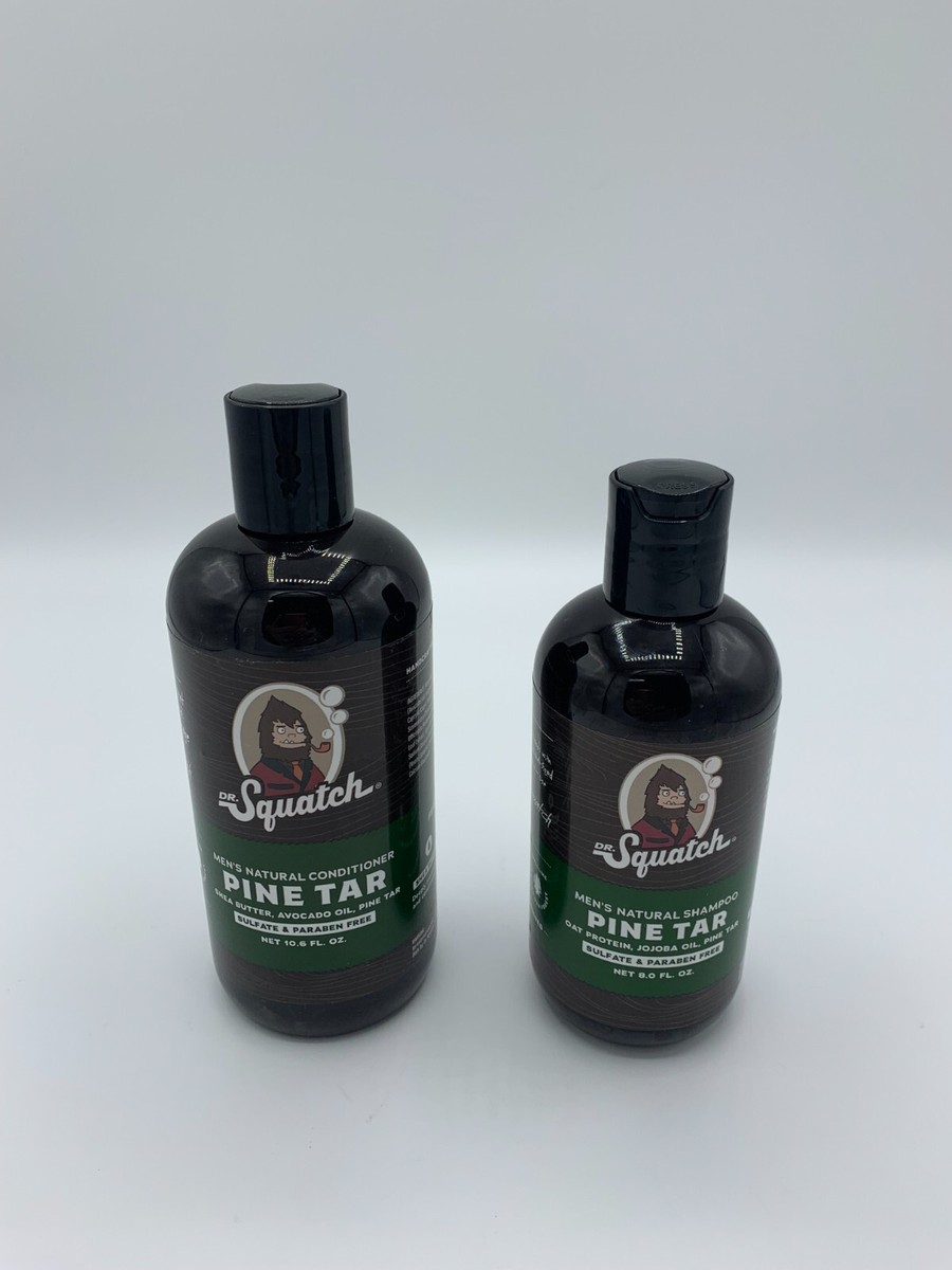 Dr. Squatch Men's Natural Conditioner for All Hair Types, Pine Tar