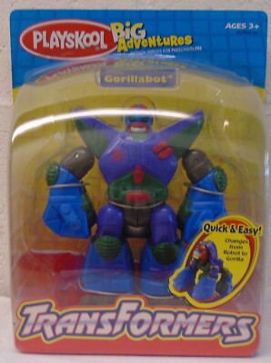 Transformers Gorillabot Playskool Big Adventures Gorilla Robot Hasbro Autobot