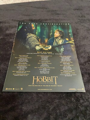 THE HOBBIT: THE DESOLATION OF SMAUG Oscar ad Richard