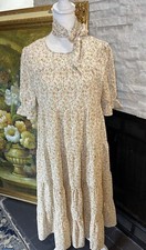 Love Olive Co Floral Tiered Peasant Dress Size Small Farmhouse Cowgirl