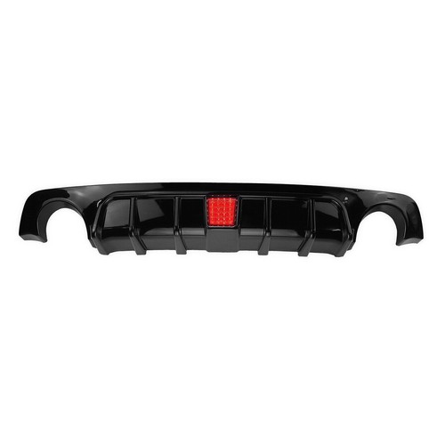 Rear Diffuser Lip For Infiniti Q50 Q50L 2018-23 Infiniti Tuning w/ LED Light - Picture 2 of 11