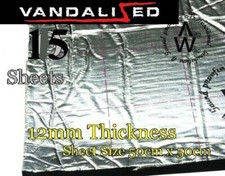 Camper Van Car Insulation Soundproof Foam 15pcs Sticky Back Hydroponics Shed VW