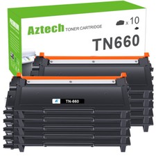 10x TN660 Toner Compatible With Brother MFC-L2700DW HL-L2300D DCP-L2540DW TN630