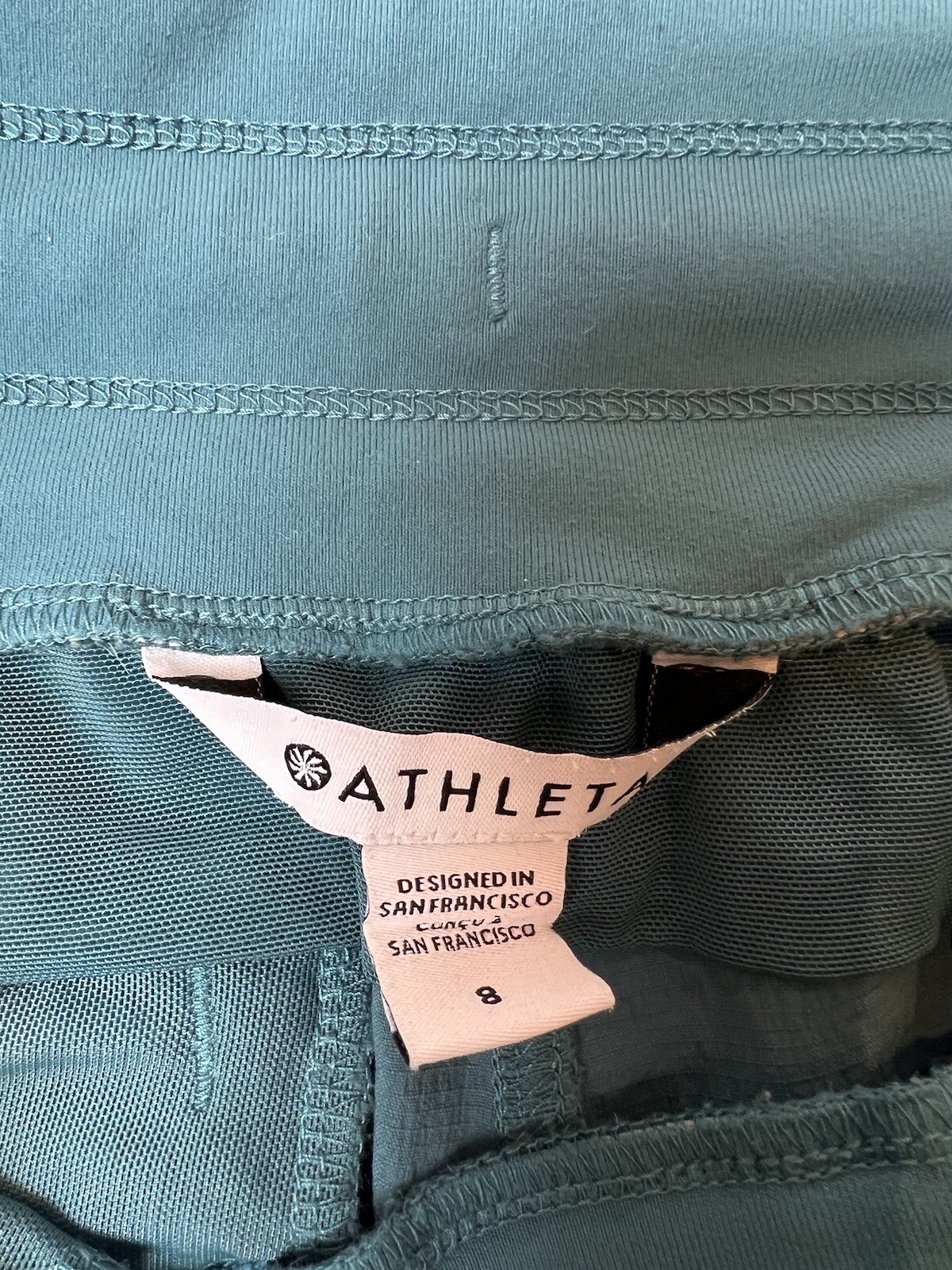 Athleta Trekkie North Jogger Pants Teal Green 980399 Women's Size 8 NICE eBay