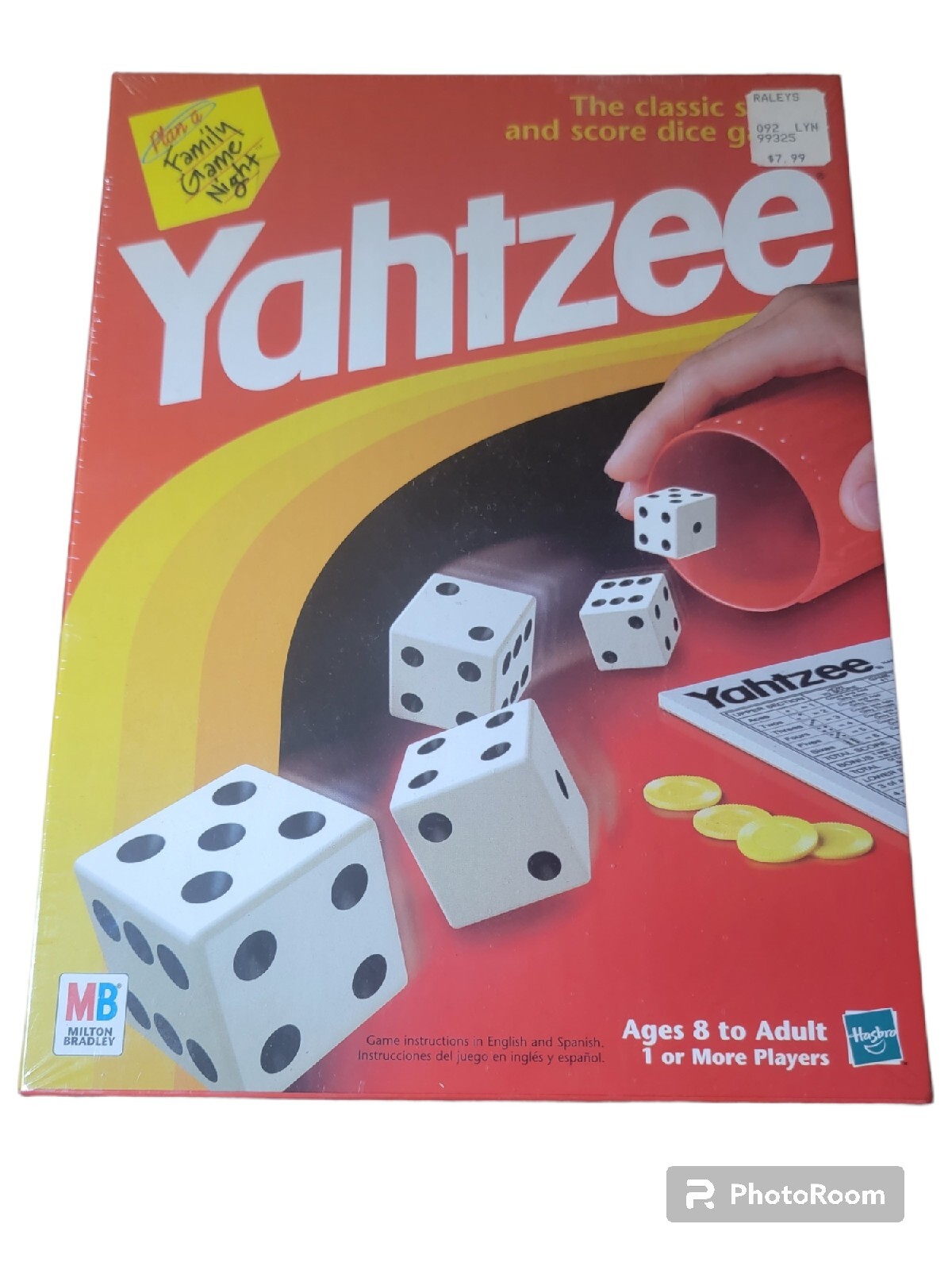 Yahtzee 1998 Vintage Milton Bradley Hasbro Dice Game Classic