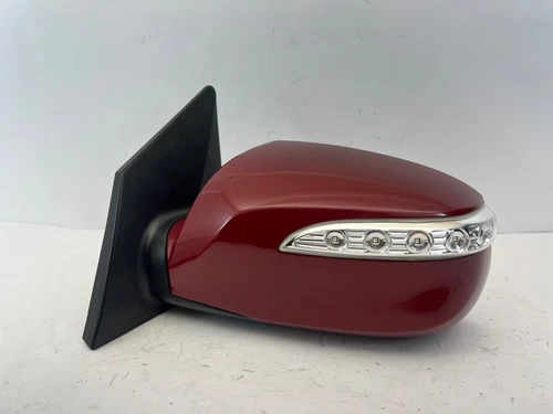 2010-15 Hyundai Tucson Driver Left Mirror power heated Garnet Red w/ turn signal
