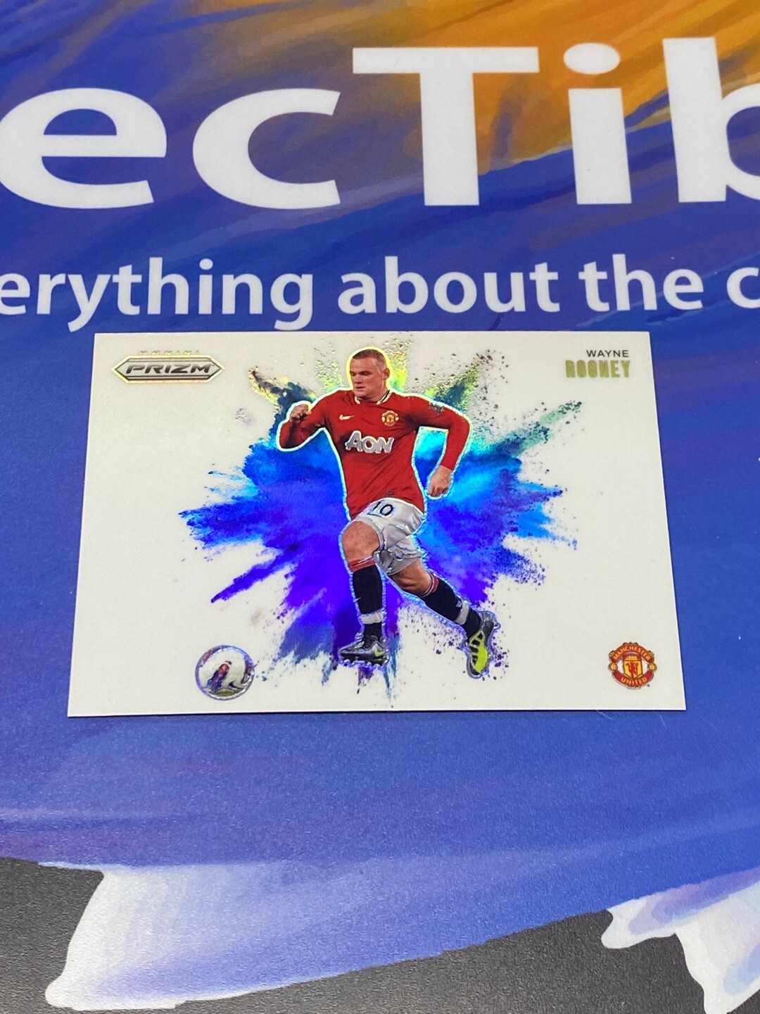 2024-25 Panini Prizm EPL Soccer Wayne Rooney Color Blast SSSSSP
