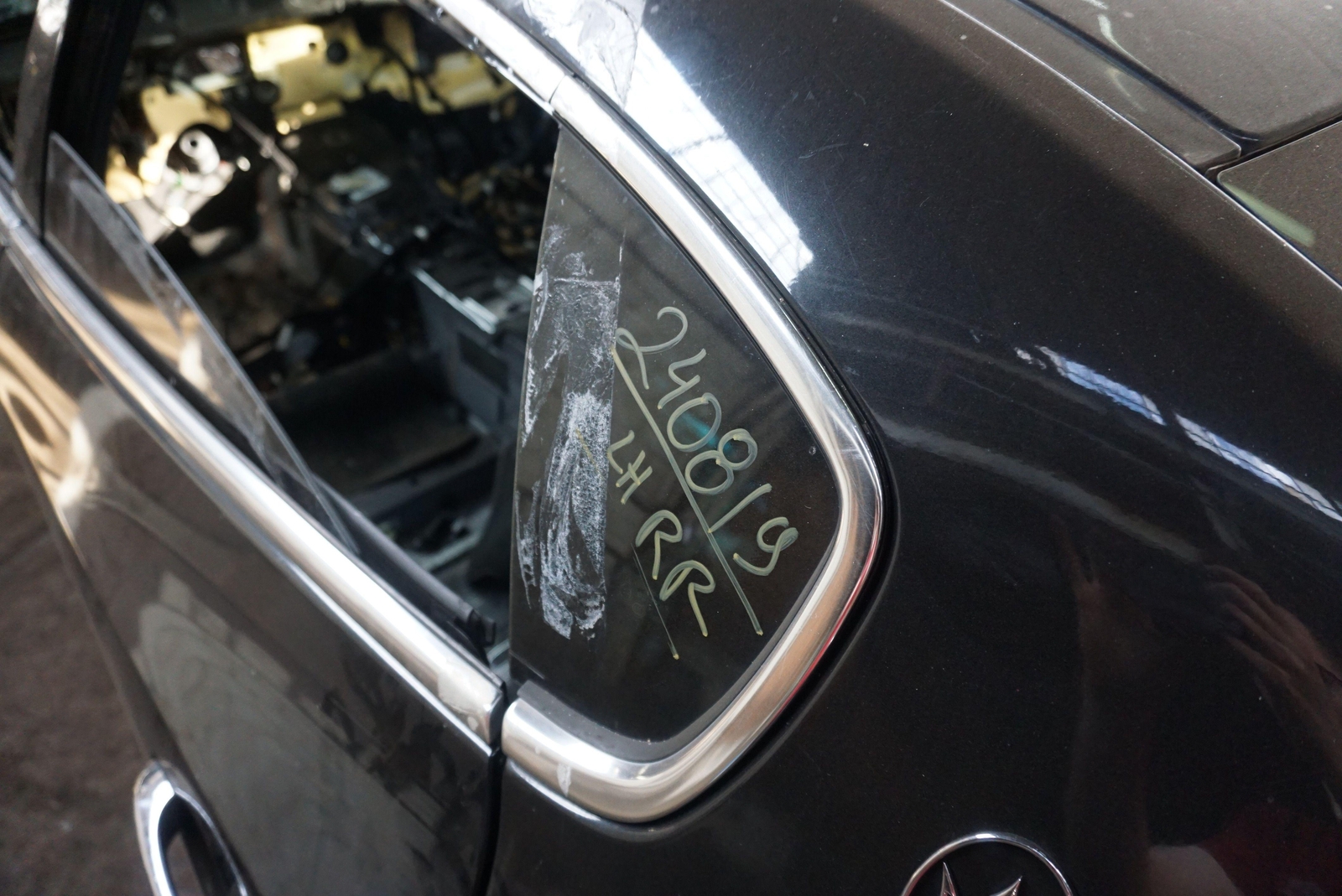 Rear Left Quarter Panel Window Glass 673008991 Maserati Quattroporte S 2014-17+