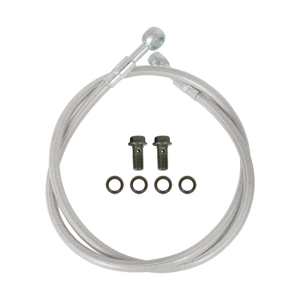 PARA HONDA GL 1100 GOLDWING 1980-1982 INTERSTATE ASPENCADE LÍNEA DE FRENO TRASERO ACERO Foto 2 de 4