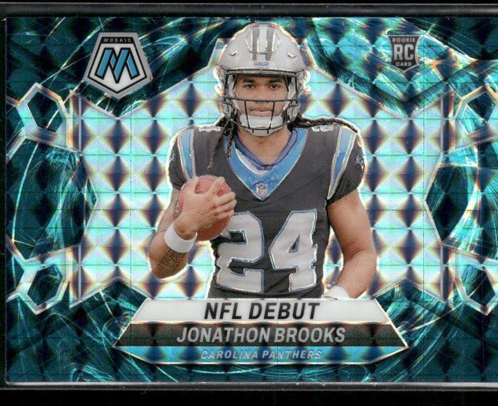 2024 Panini Mosaic #276 Jonathon Brooks Mosaic Genesis Carolina Panthers