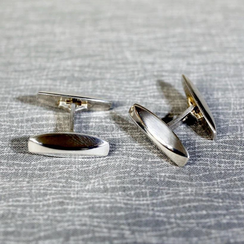 Georg Jensen Cufflinks 90 Sterling Silver Denmark Jewelry 26746