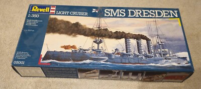 revell light cruiser sms dresden 1:350
