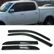 Smoke Window Vent Visor Rain Guard Fit Toyota Tundra Double Cab 2004 2005 2006 Smoke Window Vent Visor Rain Guard Fit Toyota Tundra Double Cab 2004 2005 2006