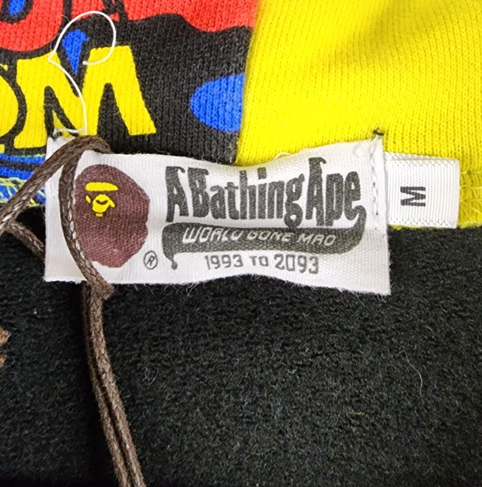 A BATHING APE (BAPE) Felpa con cappuccio BAPE Medicom giocattolo orso squalo unisex media multicolore full zip manica lunga