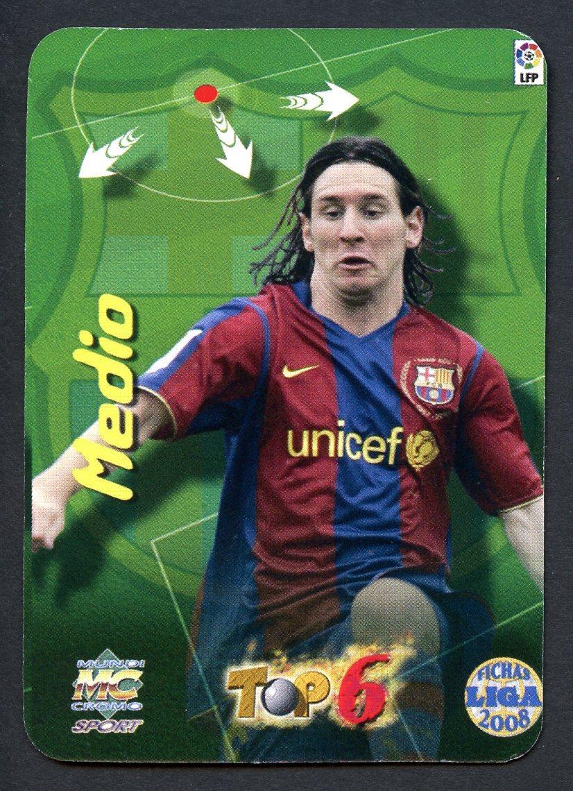 2007-08 Mundicromo #661 Lionel Messi Top Once STANDARD