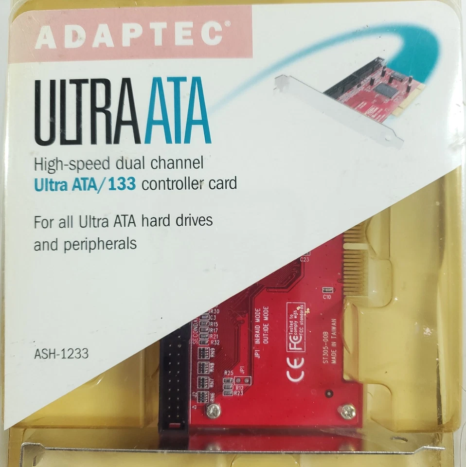 Adaptec ASH-1233 PCI Ultra ATA / 133 PCI Controller Card -Dual Channel IDE - Image 2 of 4
