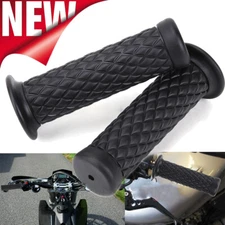 Motorcycle Hand Grips Rubber Gel 7/8″ Black For Yamaha Suzuk Honda Kawasai US