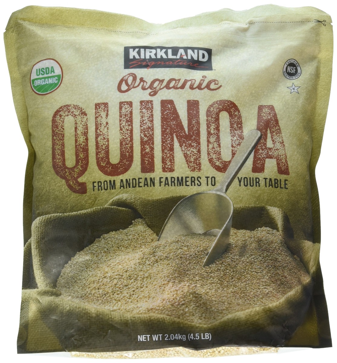 Kirkland Signature Organic Gluten-Free Quinoa From Andean Farmers